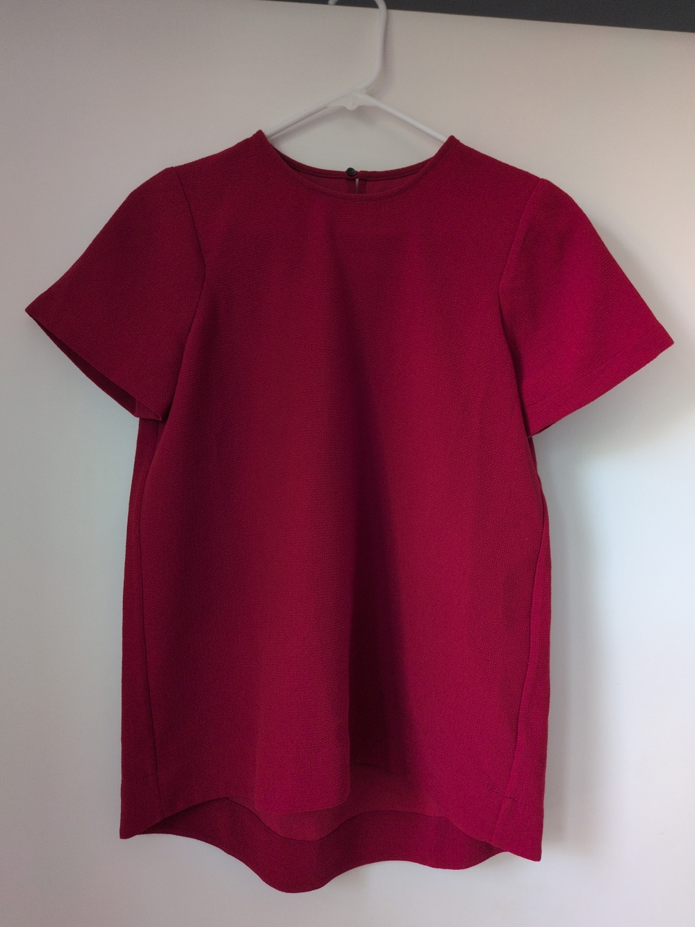 Madewell Women's Red Short Sleeve Tunic Top
